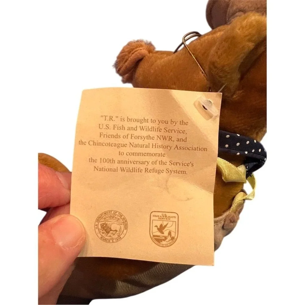 Mary‎ Meyer Teddy Roosevelt Bean Bag Bear Plush Toy Commemorative Edition